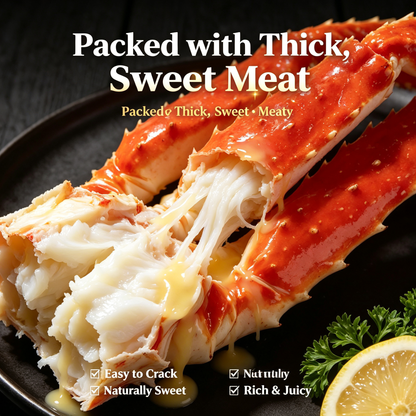 Premium Alaskan King Crab Legs | Flash Frozen for Peak Freshness