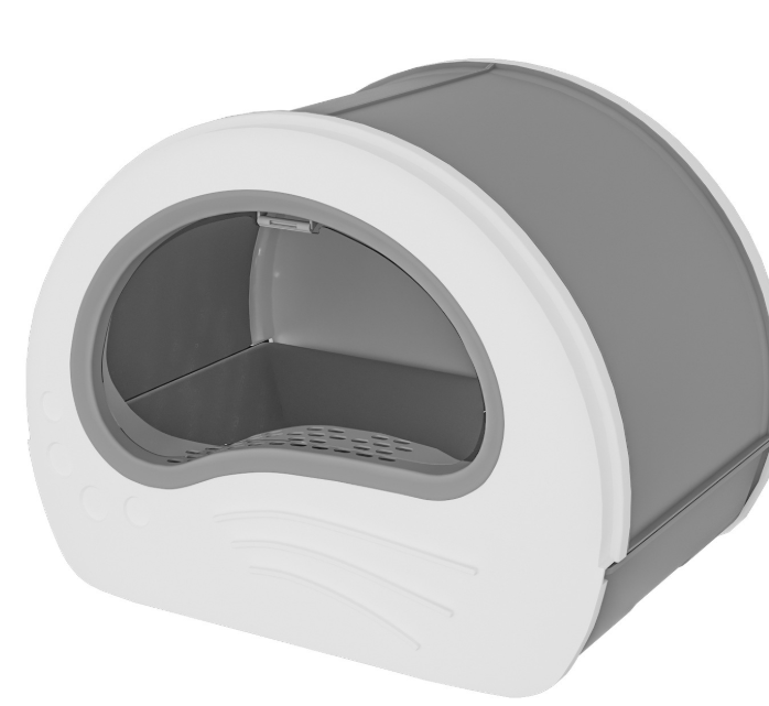 Large Fully Enclosed Odorless Cat Litter Box
