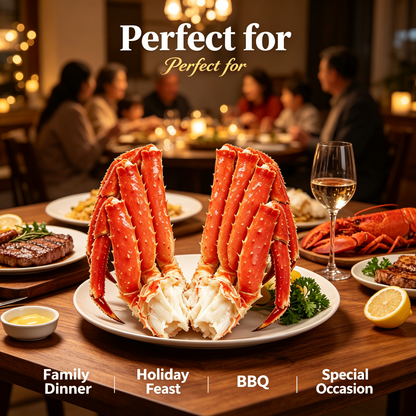 Premium Alaskan King Crab Legs | Flash Frozen for Peak Freshness