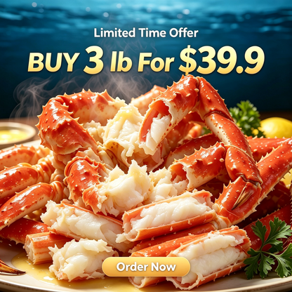 Premium Alaskan King Crab Legs | Flash Frozen for Peak Freshness